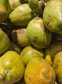 Close-up of fruits for sale at market stall