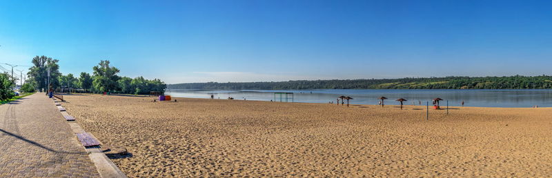  zaporozhye, ukraine, on a sunny summer morning