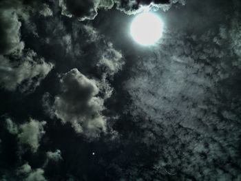 Low angle view of clouds in sky