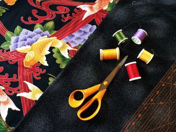 Full frame shot of multi colored pencils