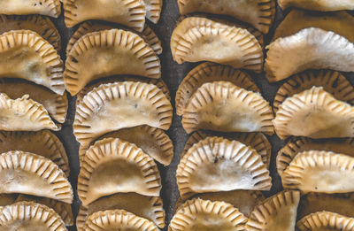 Rustical ravioli or tortellini. high quality photo