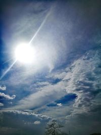 Low angle view of clouds in sky