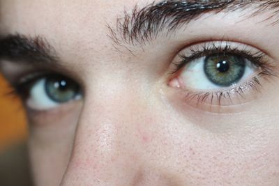 Close-up portrait of woman