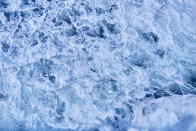 Full frame shot of water in sea