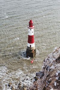 Close up of lighthouse