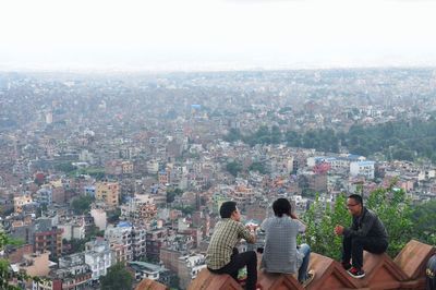 Cityscape seen from observation point