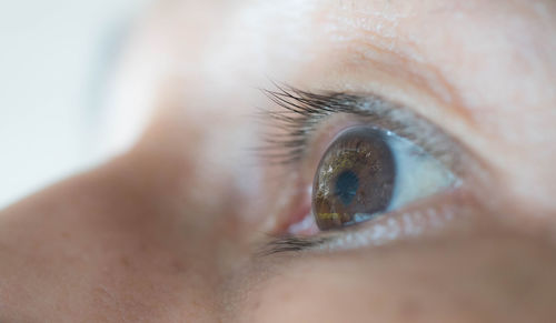 Cropped image of man looking away