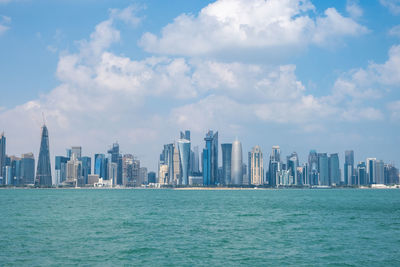 Doha city skyline, qatar 