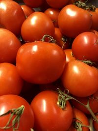 Close-up of tomatoes for sale in market