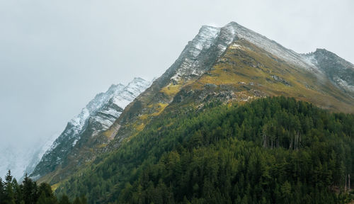 Panoramic view of mountains against sky, mittersill, austria