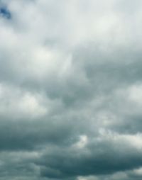 Low angle view of cloudy sky