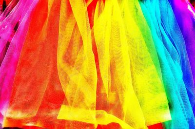 Full frame shot of colorful fabric