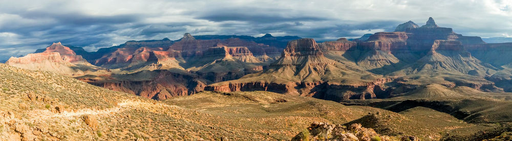 Panoramic view of landscape against sky