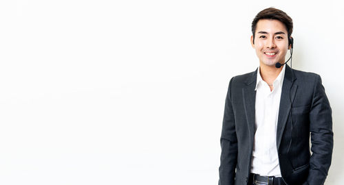Portrait of a smiling young man