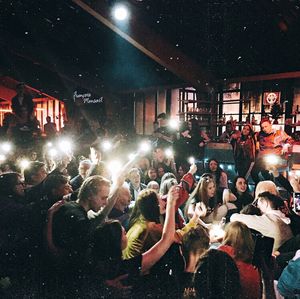 Group of people at music concert