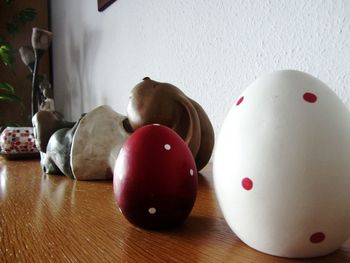 Close-up of stuffed toy on table