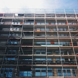 Low angle view of modern building