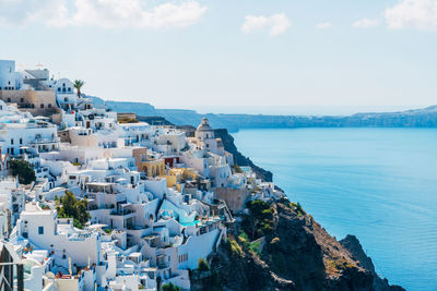 Panoramic view of sea against sky