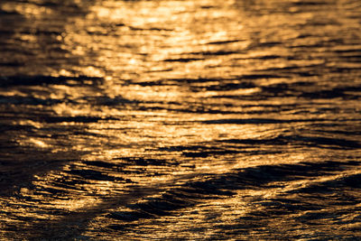 Full frame shot of rippled water