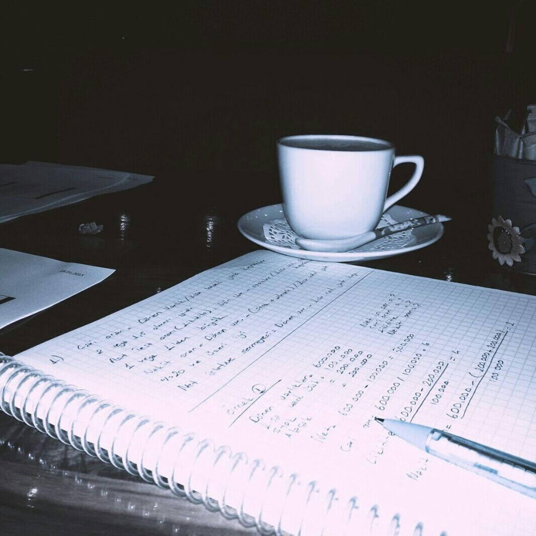 indoors, table, still life, drink, refreshment, empty, food and drink, close-up, no people, glass - material, book, drinking glass, coffee cup, paper, restaurant, high angle view, absence, reflection, glass, transparent