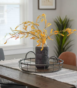 Close-up of potted plant on table at home