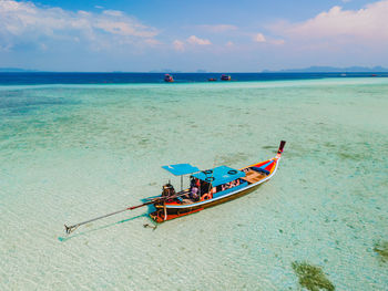 Boat in sea