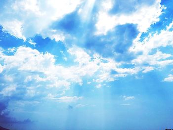 Low angle view of clouds in sky