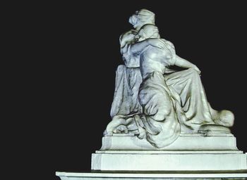 Low angle view of statue