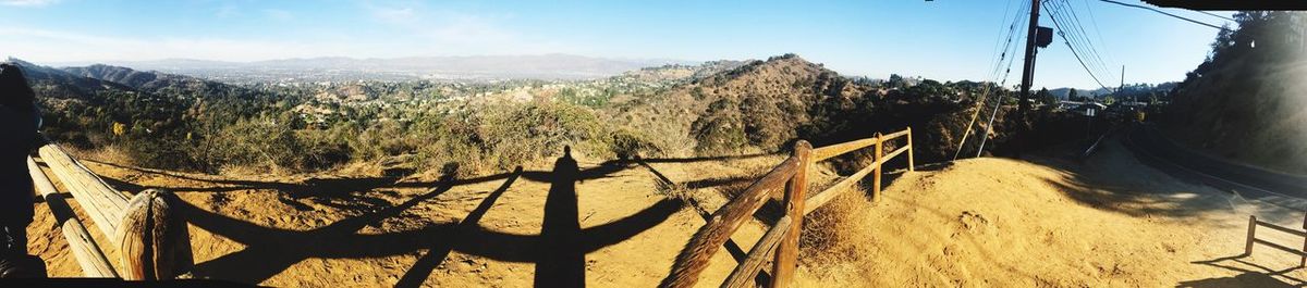Panoramic view of landscape against sky