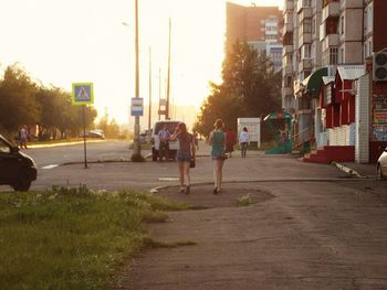 View of city street