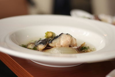 Close-up of food in bowl