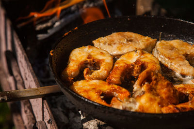 Close-up of food in container