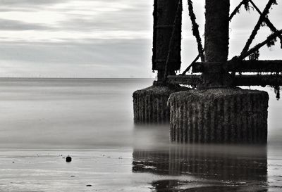 Close-up of sea against sky