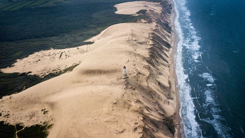 Aerial view of beach