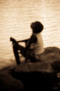 Close-up of woman in bikini