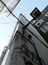 Low angle view of built structure against the sky