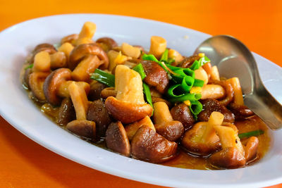 Close-up of food in bowl