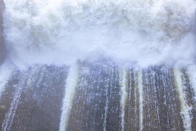 Full frame shot of waterfall