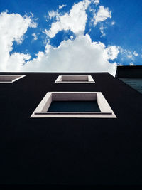 Low angle view of building against sky