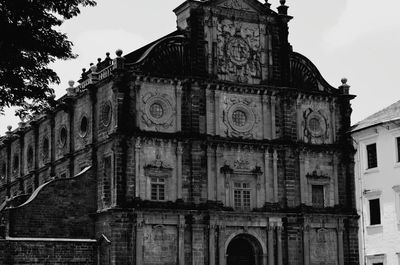 Low angle view of church