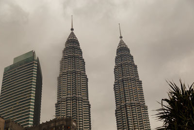 Low angle view of buildings against sky