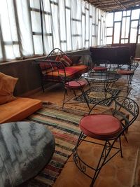 Chairs in room