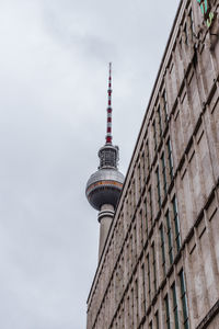 Low angle view of building against sky alexanderplatz berlin