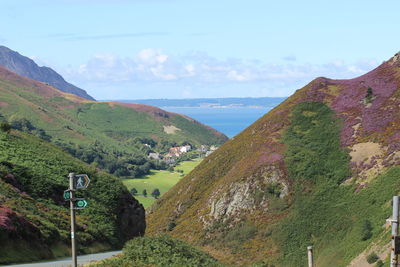 Scenic view of landscape against sky