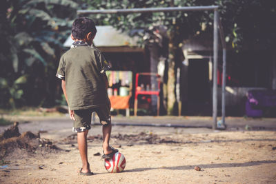 A children need football street