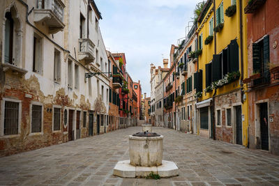 Street amidst buildings in town