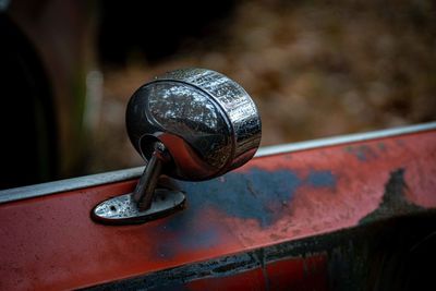 Close-up of rusty metal