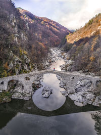 Aerial devil bridge in bulgaria