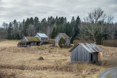 Abandoned old farmhouse