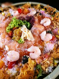 Close-up of food on plate